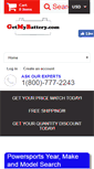 Mobile Screenshot of getmybattery.com